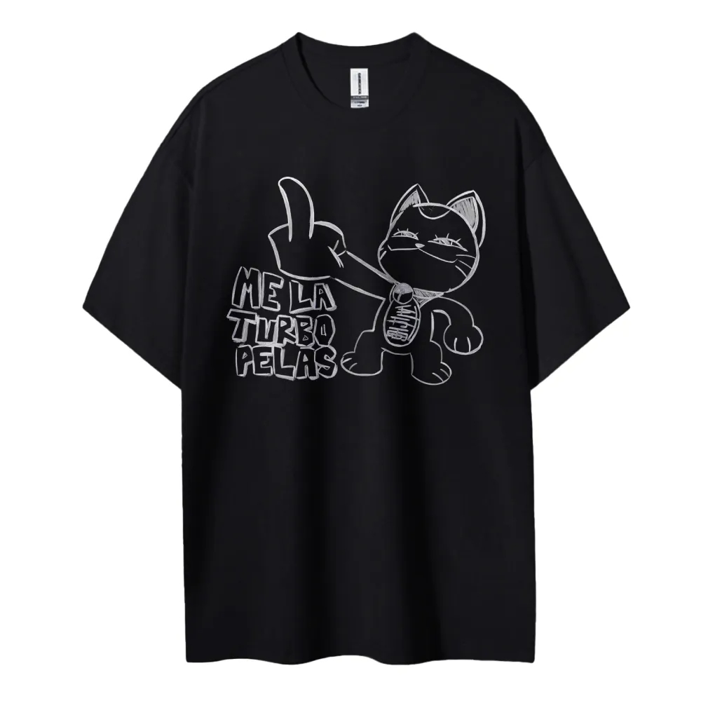 Men'S Accessories Japan - Koszulka Dandadan Anime Kot Gest środkowego