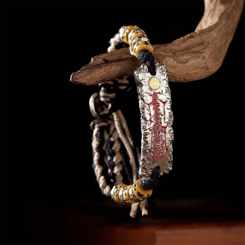 Men Accessories Ethnic - Bransoletka męska w stylu etnicznym z