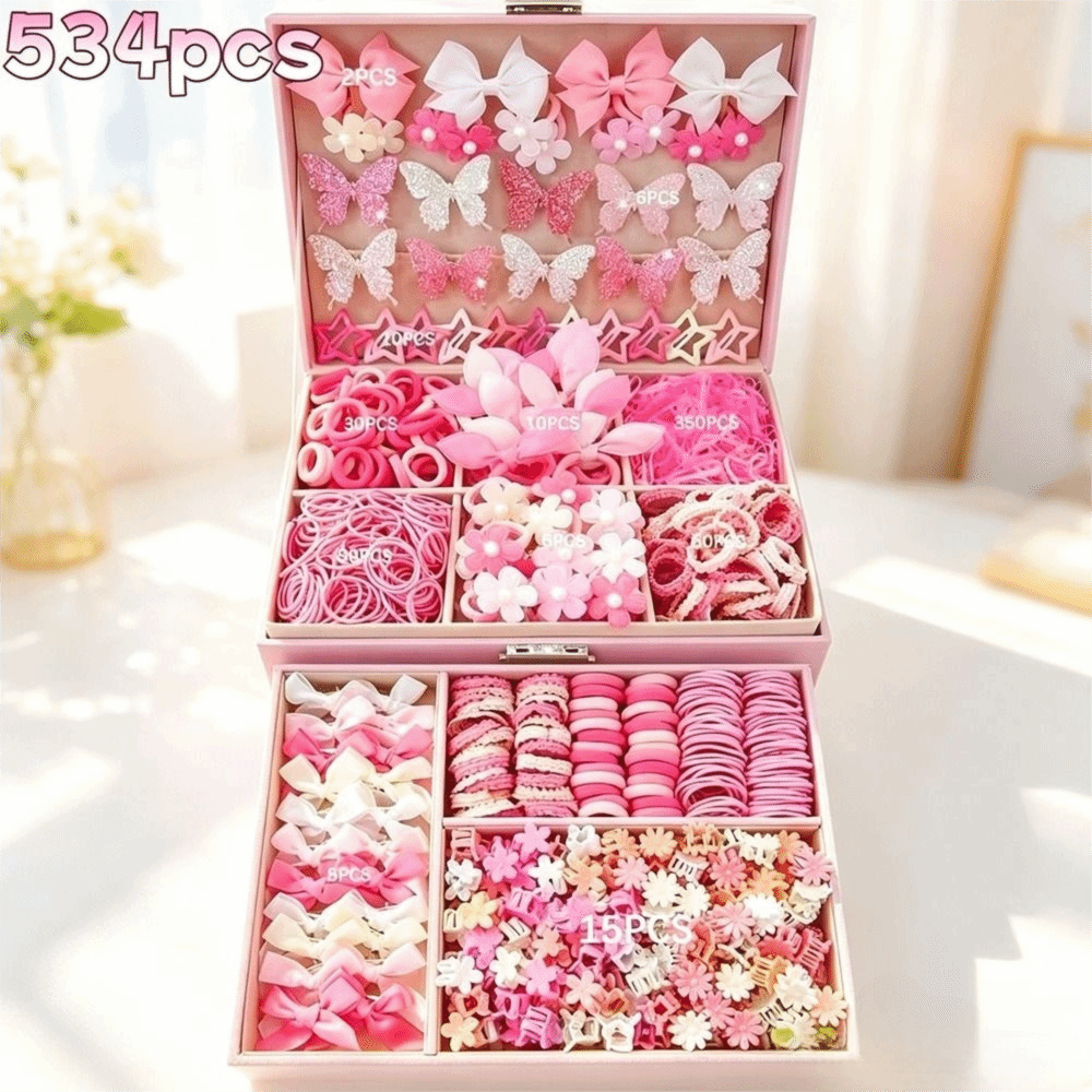 Tie Clip Set - Nowy Zestaw Elastycznych Akcesoriów do Włosów