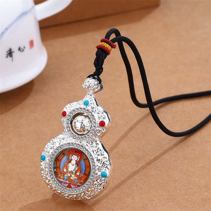 Men Accessories Ethnic - Naszyjnik Błogosławieństwo Białej Tary Męska Biżuteria