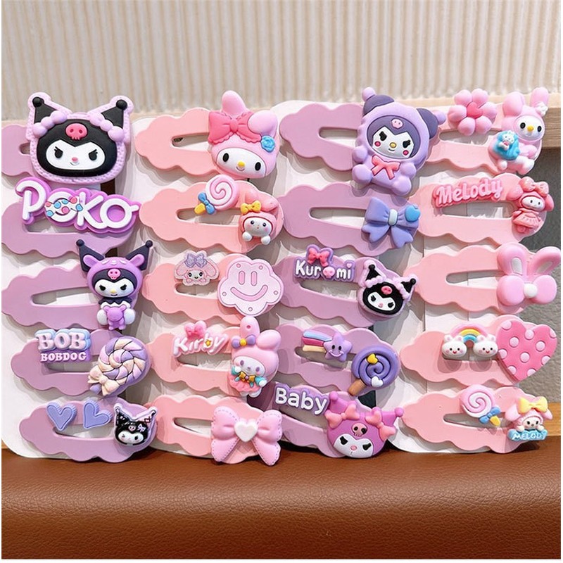 Tie Clip Set - Zestaw akcesoriów do włosów Hello Kitty