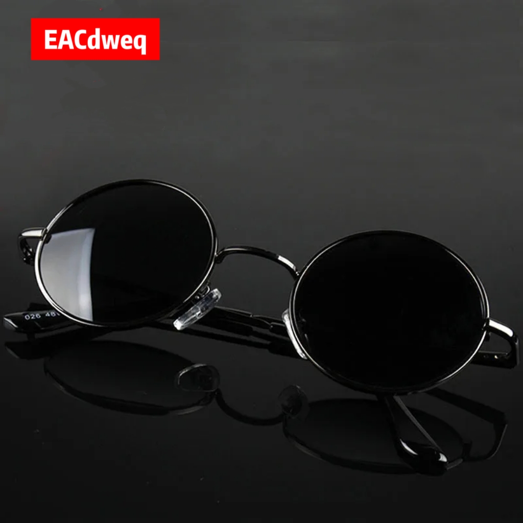 Men'S Accessories Glasses - Okulary przeciwsłoneczne męskie retro vintage okrągłe