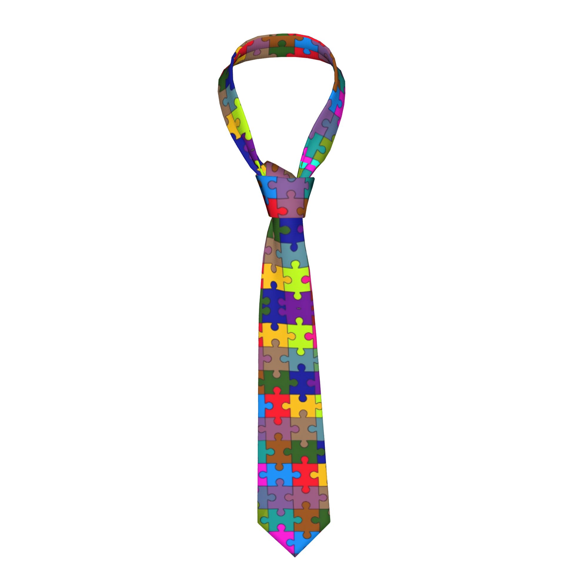Ciemny Gradientowy Krawat Puzz – Men Accessories For Wedding recenzja i cena