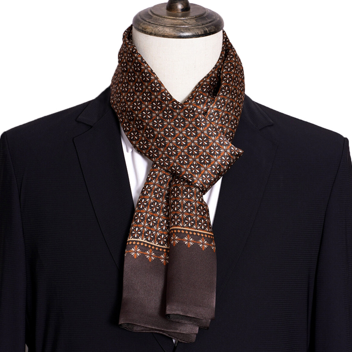 Nowa męska apaszka jedwabna w  – Men'S Accessories Premium recenzja i cena
