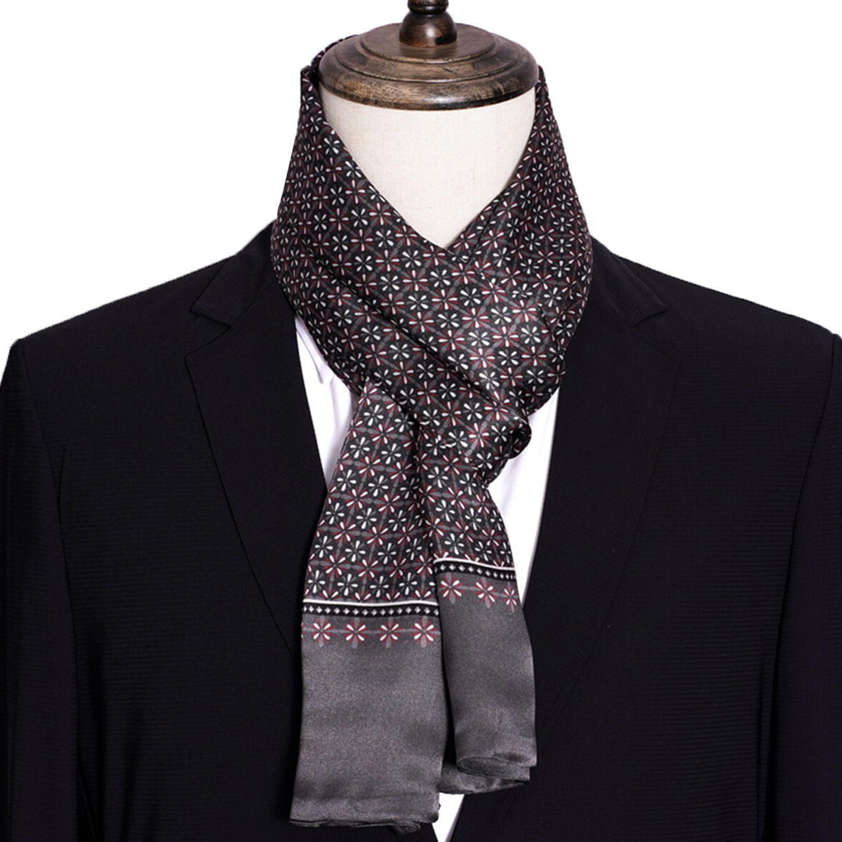 Nowa męska apaszka jedwabna w  – Men'S Accessories Premium recenzja i cena