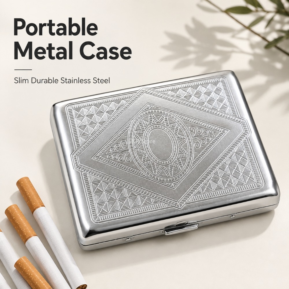 Pudełko na papierosy ze stali  – Men Accessories Usa recenzja i cena