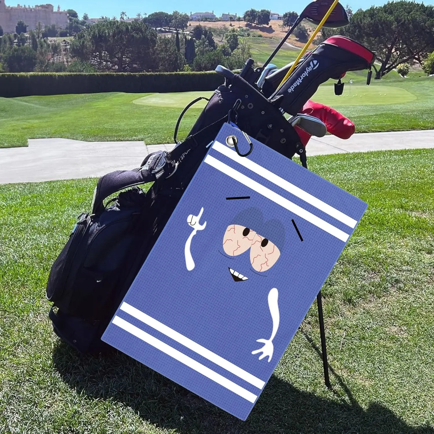 Zabawny ręcznik golfowy z mikr – Men'S Accessories Premium recenzja i cena