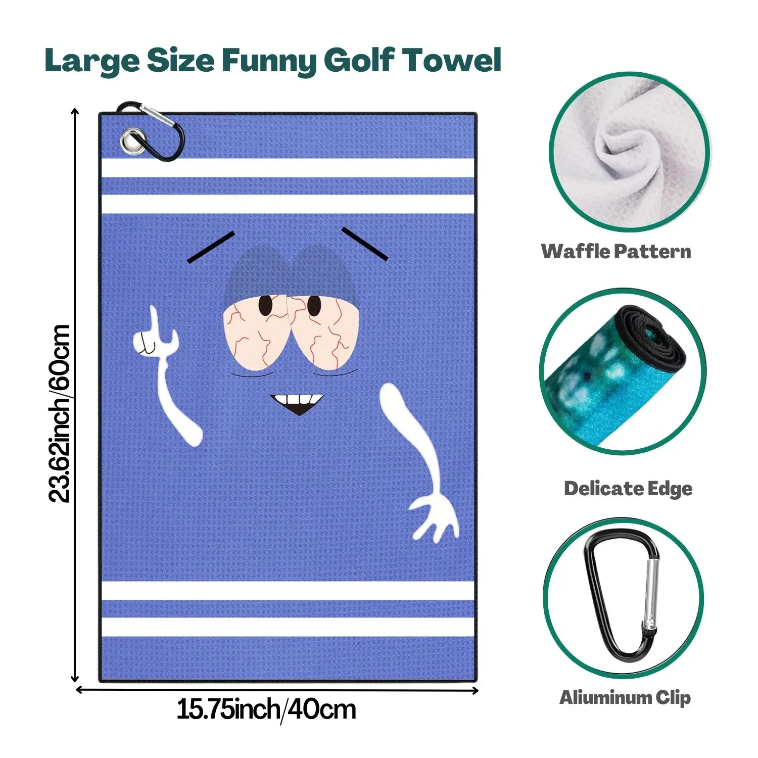 Zabawny ręcznik golfowy z mikr – Men'S Accessories Premium recenzja i cena