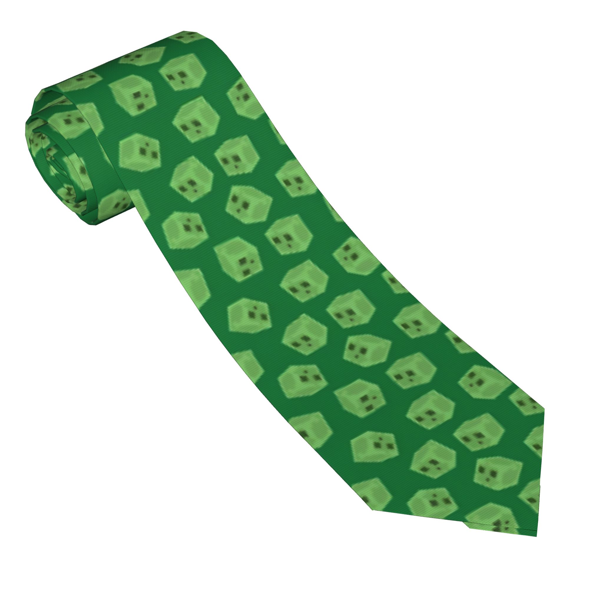 Krawat męski w wzór slime cree – Men Accessories For Wedding recenzja i cena
