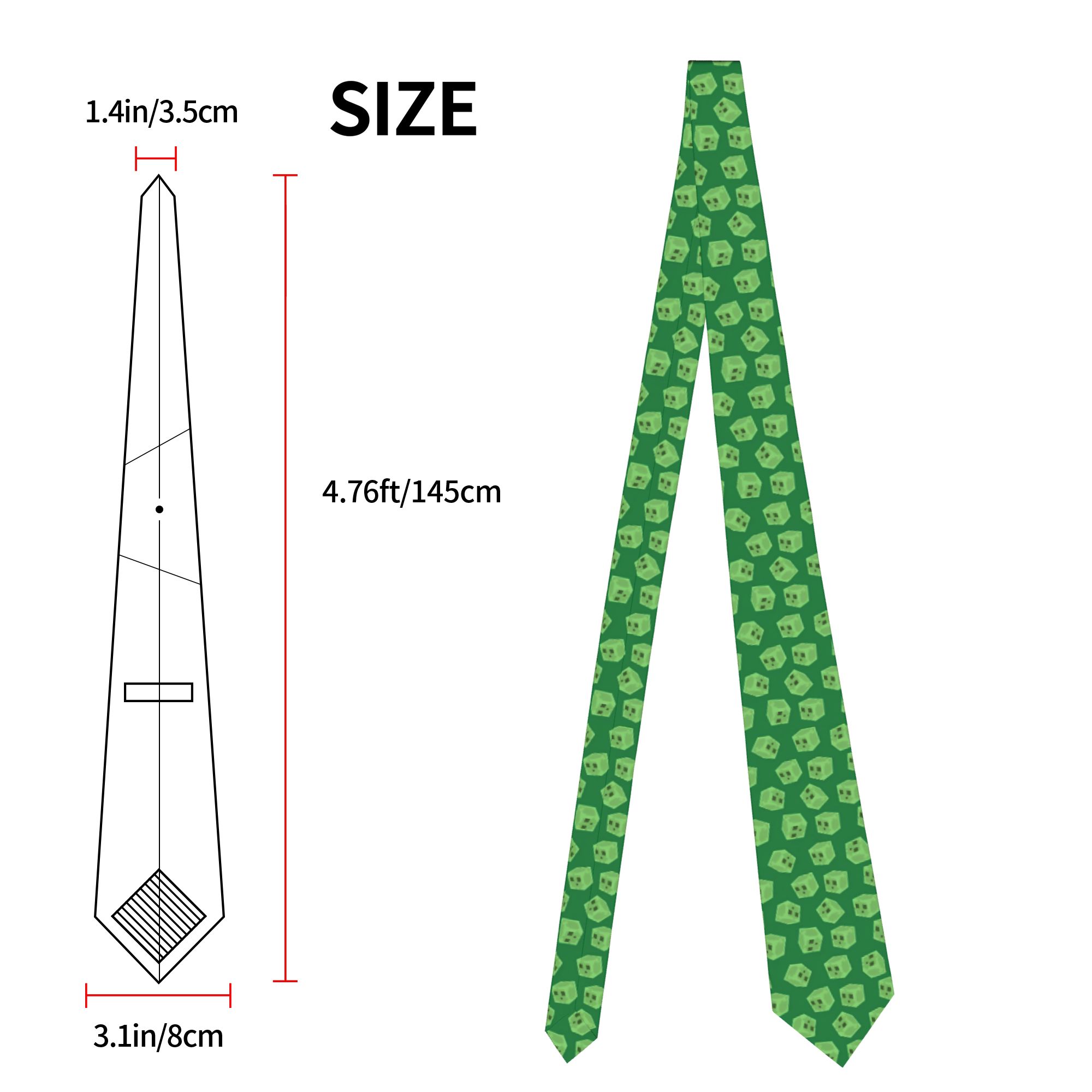 Krawat męski w wzór slime cree – Men Accessories For Wedding recenzja i cena