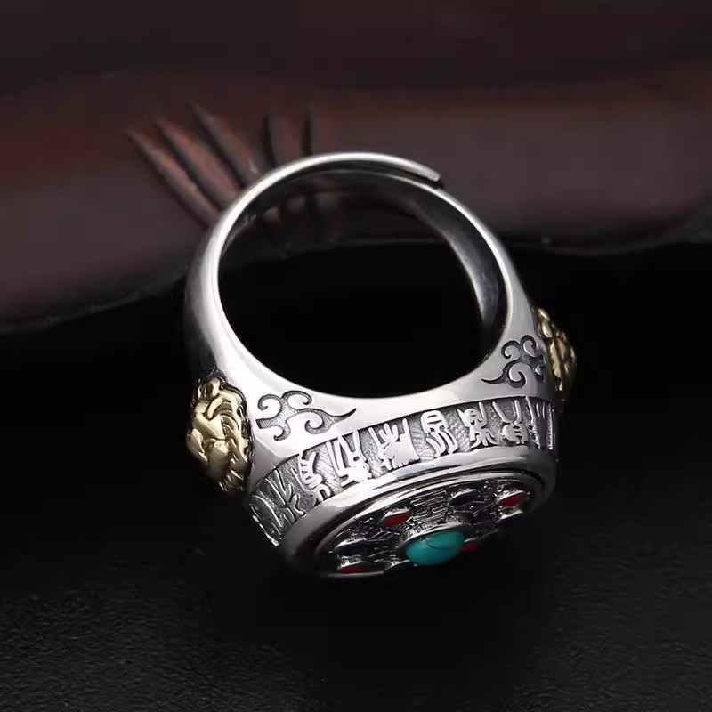 Pierścień w stylu etnicznym z  – Men Accessories Ethnic recenzja i cena