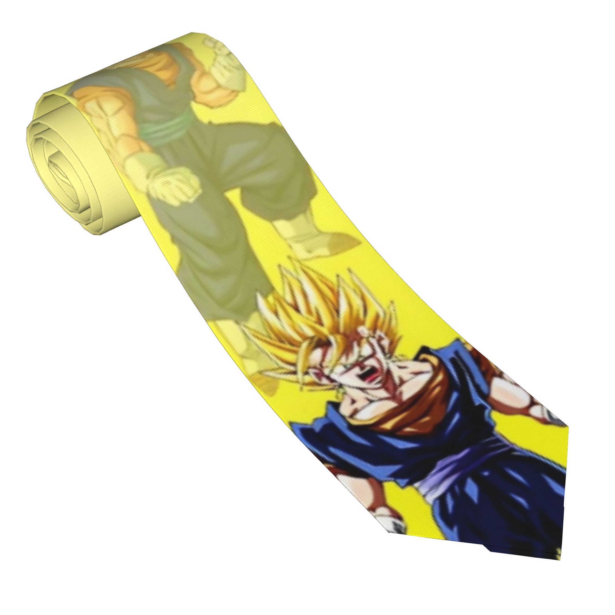Krawaty z wzorem postaci z DBZ – Men Accessories For Wedding recenzja i cena