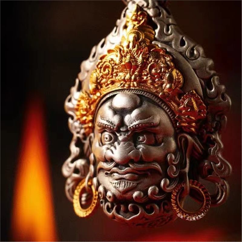 Żółty wisiorek Jambhala, męska – Men Accessories Ethnic recenzja i cena