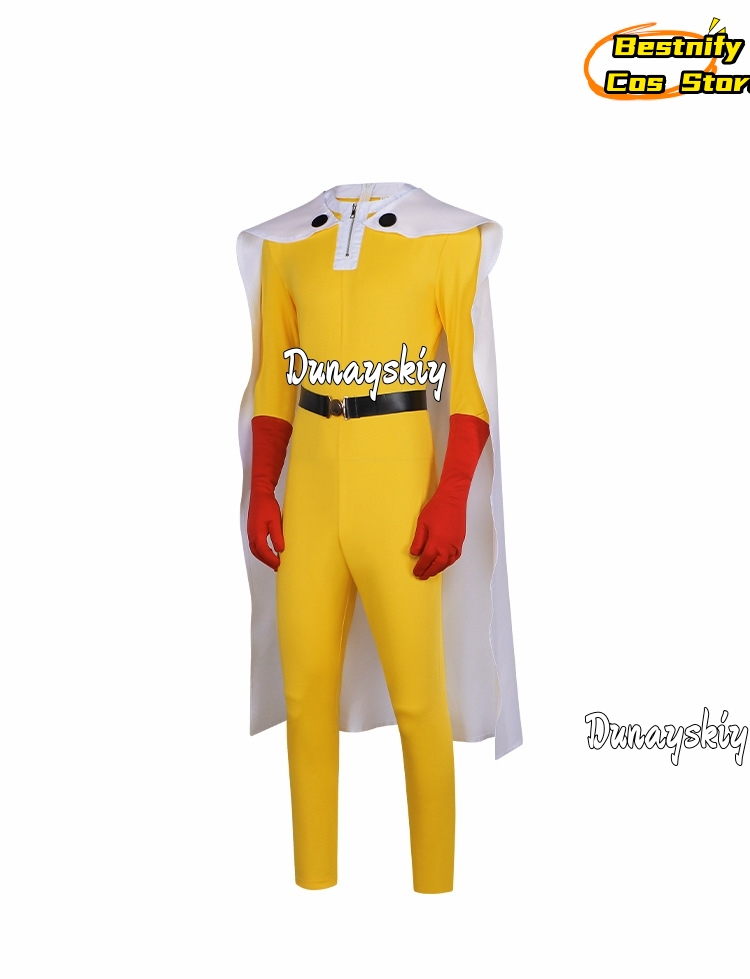 Kostium Cosplay Saitama MAN {B – Men'S Accessories Japan recenzja i cena