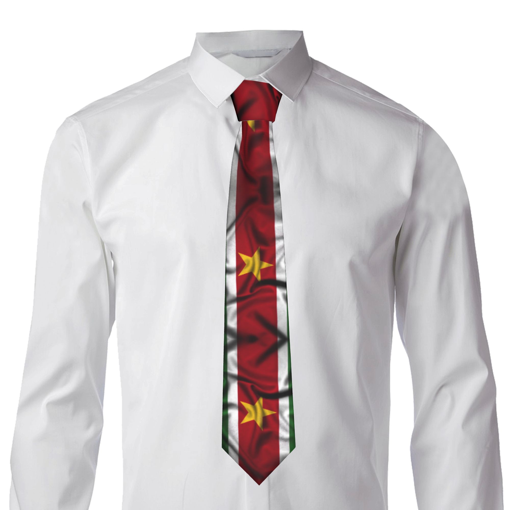 Krawat z flagą Surinamu, bizne – Men Accessories Ideas recenzja i cena