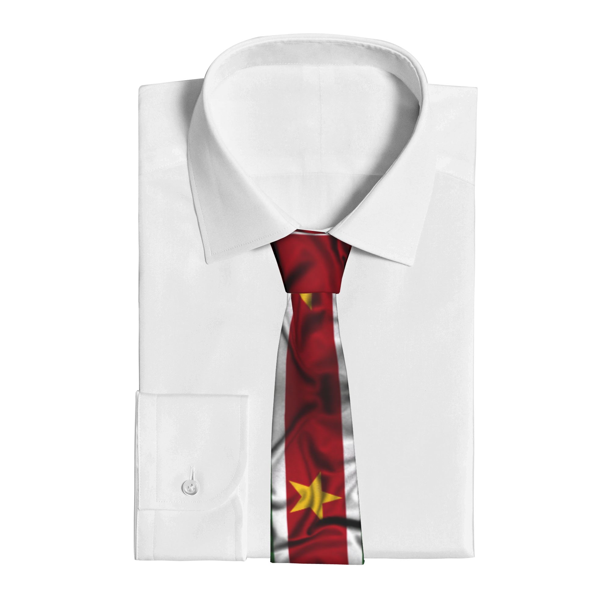 Krawat z flagą Surinamu, bizne – Men Accessories Ideas recenzja i cena