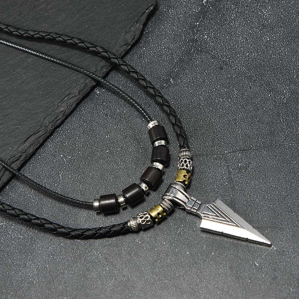 Męski naszyjnik z grotem strza – Men Accessories Ethnic recenzja i cena