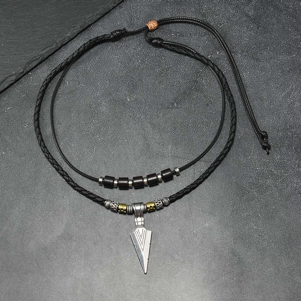 Męski naszyjnik z grotem strza – Men Accessories Ethnic recenzja i cena